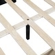 preview thumbnail 61 of 98, L-Shaped Backrest Daybed Upholstered Daybed Frame Classic Wood Slats Design with 2 Storage Drawers or Trundle, Full Size