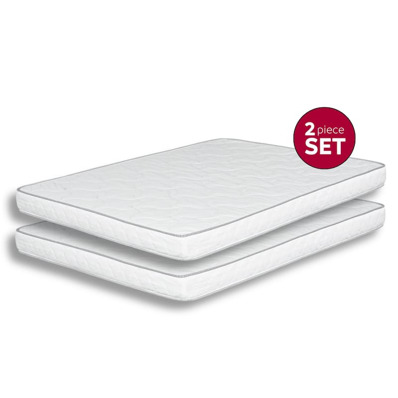 Suri 6 in. Firm Foam Bed in a Box Mattress (set of 2) - Full