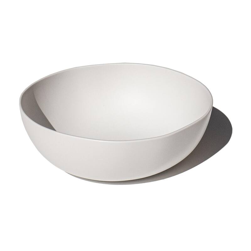 Abode Homewares by TarHong natureone Craft Coupe Bowl, 7.1", Soft White ,37 oz, Matte Finish, Set of 6