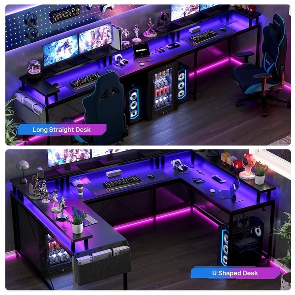 U Shaped Computer Gaming Desk - Bed Bath & Beyond - 41060219 U Shaped Computer Gaming Desk - Bed Bath & Beyond - 41060219