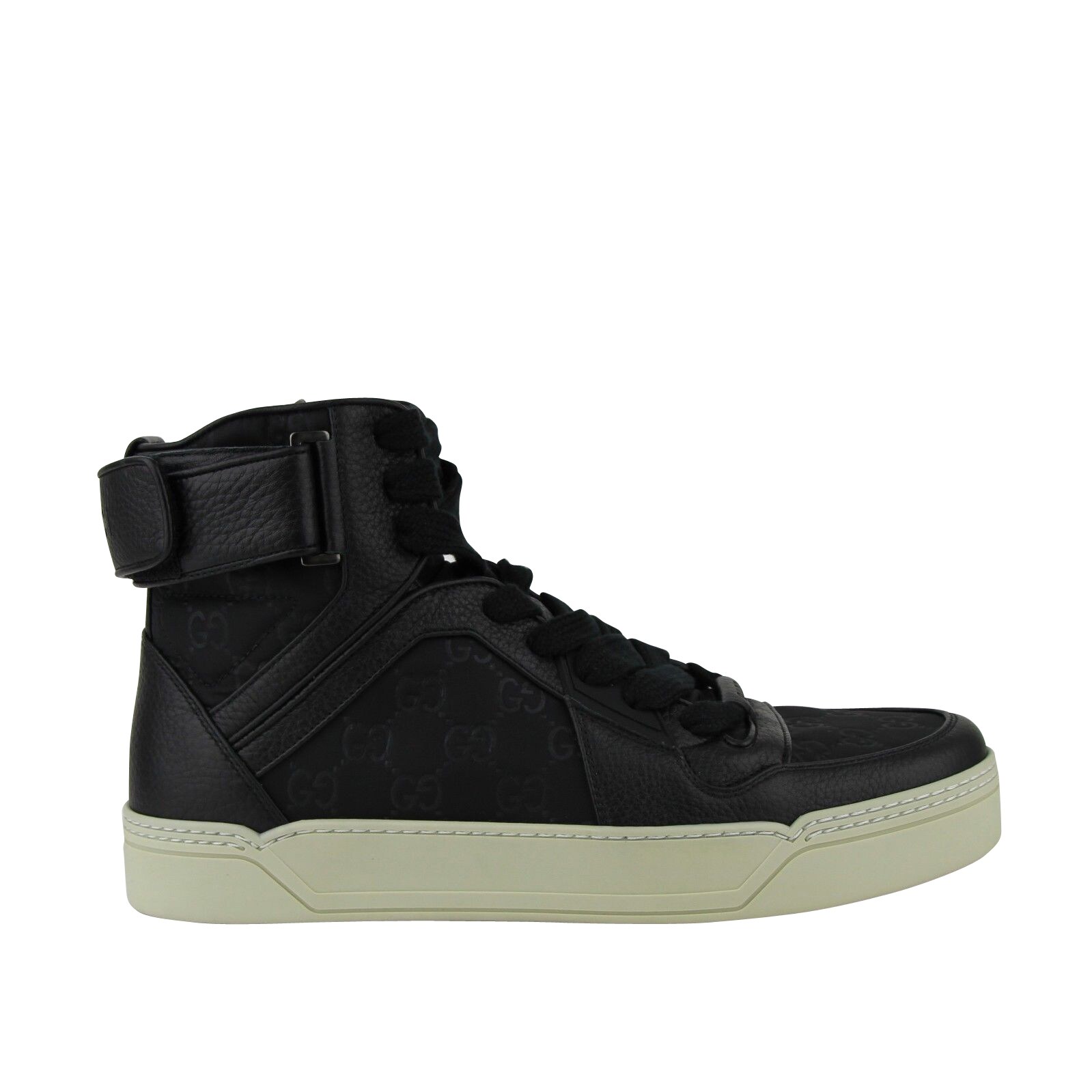 black gucci high tops