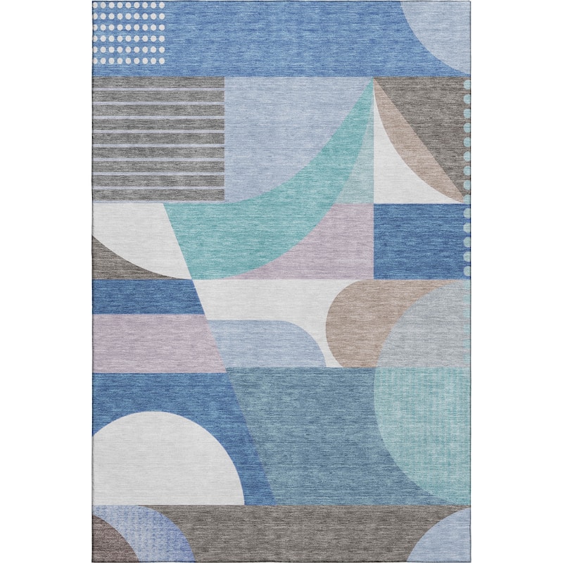 Premium Washable Super Soft Abstract Geo Mayfield Rug