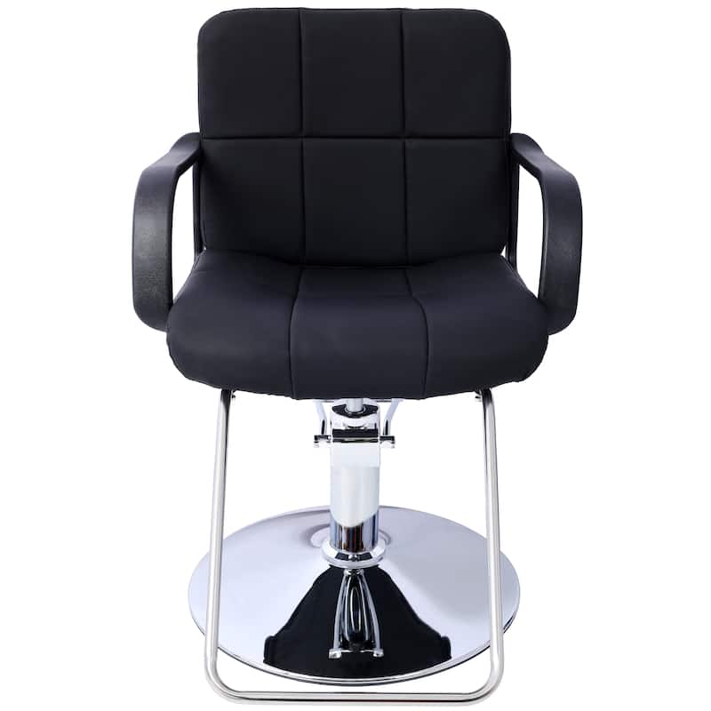 Hair Salon Chair Styling Heavy Duty Hydraulic Pump Barber Chair - N/A - Black