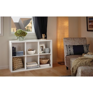 ClosetMaid Decorative 6 Cube Storage Organizer