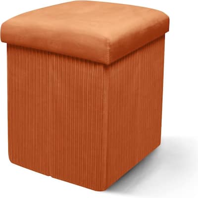 12 Inch Small Ottoman with Storage