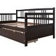 preview thumbnail 8 of 16, Twin Over Twin Floor Bunk Bed with Storage