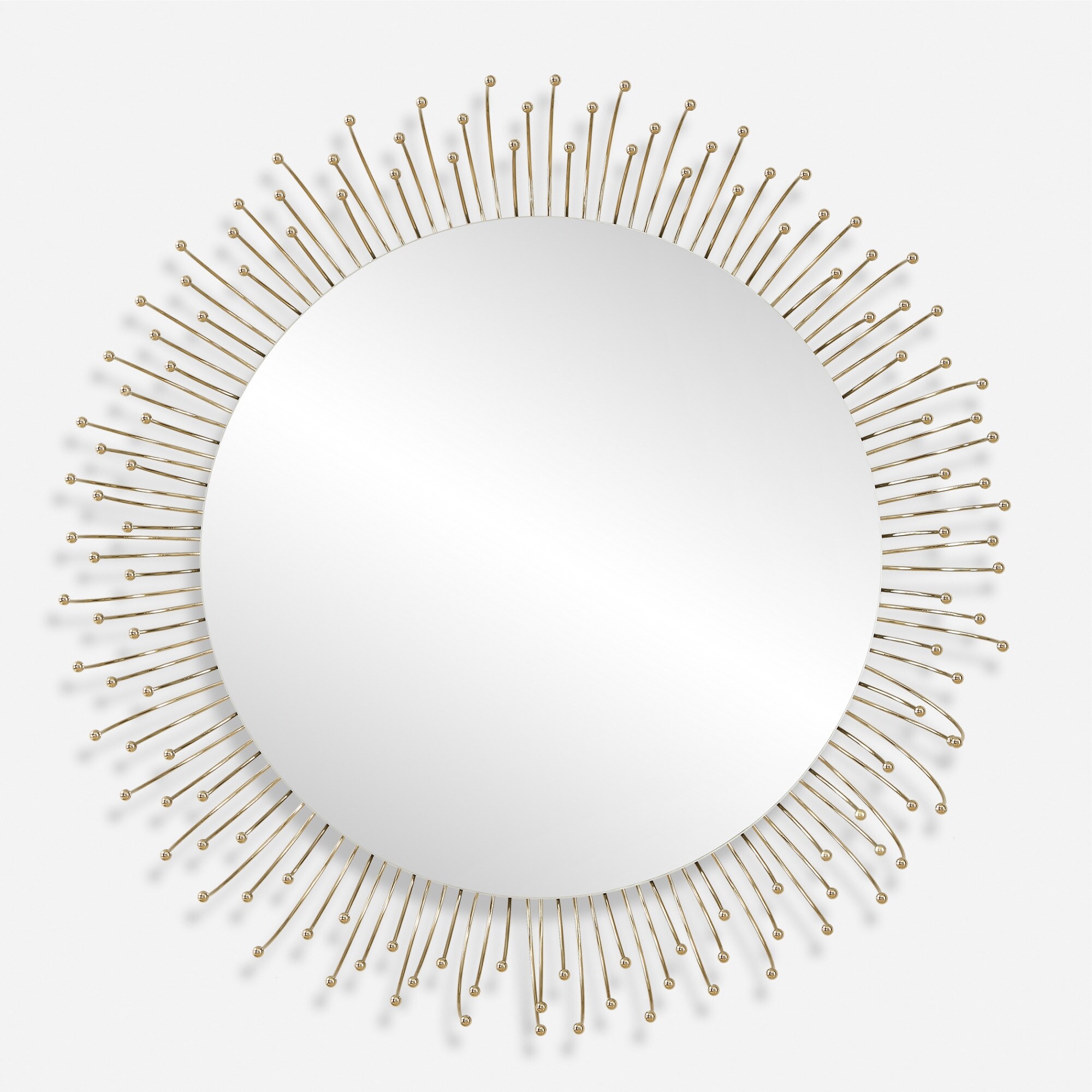 Uttermost 09985 Aga 31" Diameter Circular Framed Accent Mirror