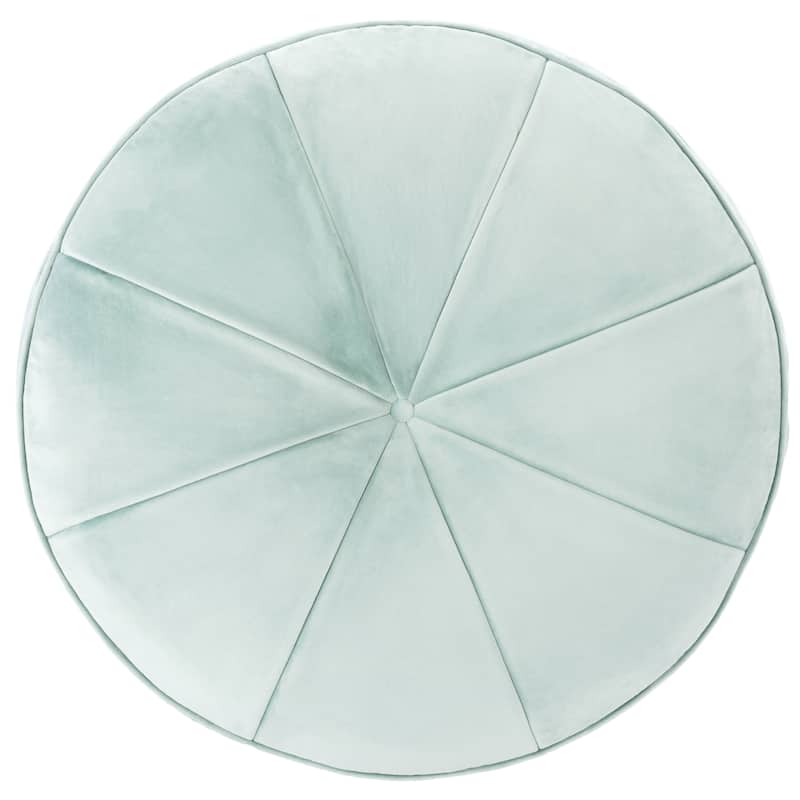 SAFAVIEH Maia Round Velvet Pouf Ottoman
