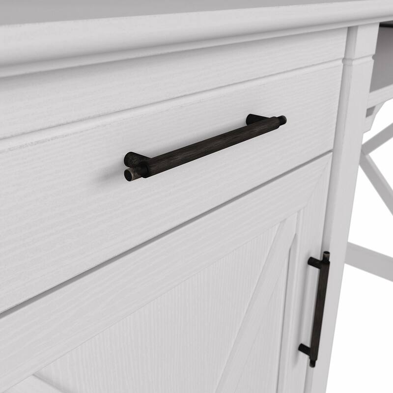 Key West 48W Small Computer Desk with Hutch by Bush Furniture