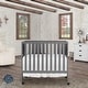preview thumbnail 5 of 3, Dream On Me Jett Non-Full Size Folding Crib - Steel Grey