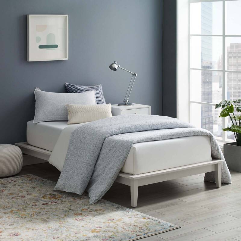 Carson Carrington Roldal Twin Wood Platform Bed