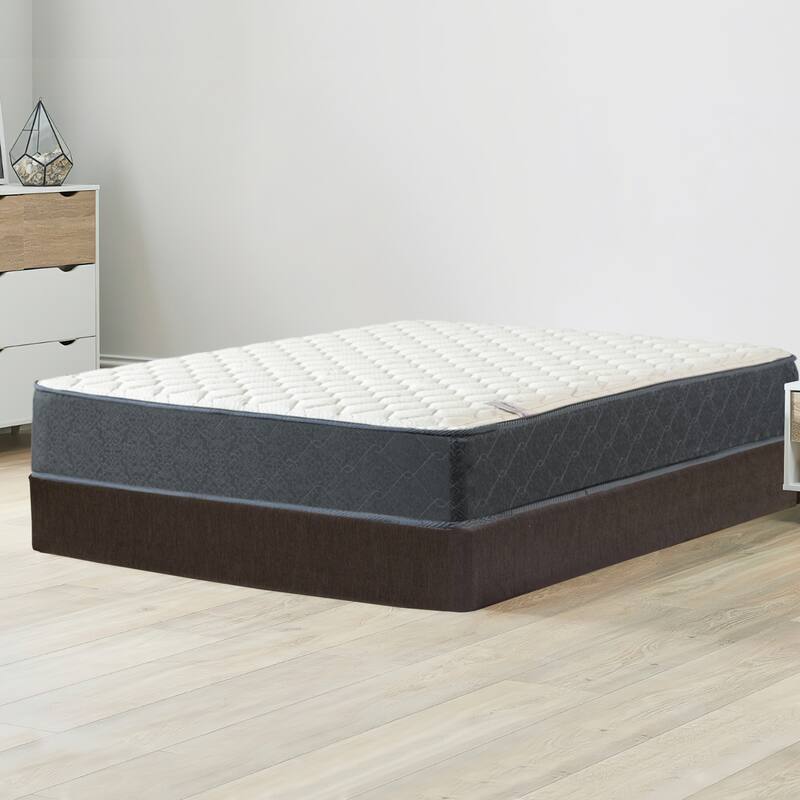 Onetan Mattress and Box Spring Set, 10-Inch Memory Foam Medium Tight Top Hybrid Mattress and 5" Wood Simple Assembly Box Spring