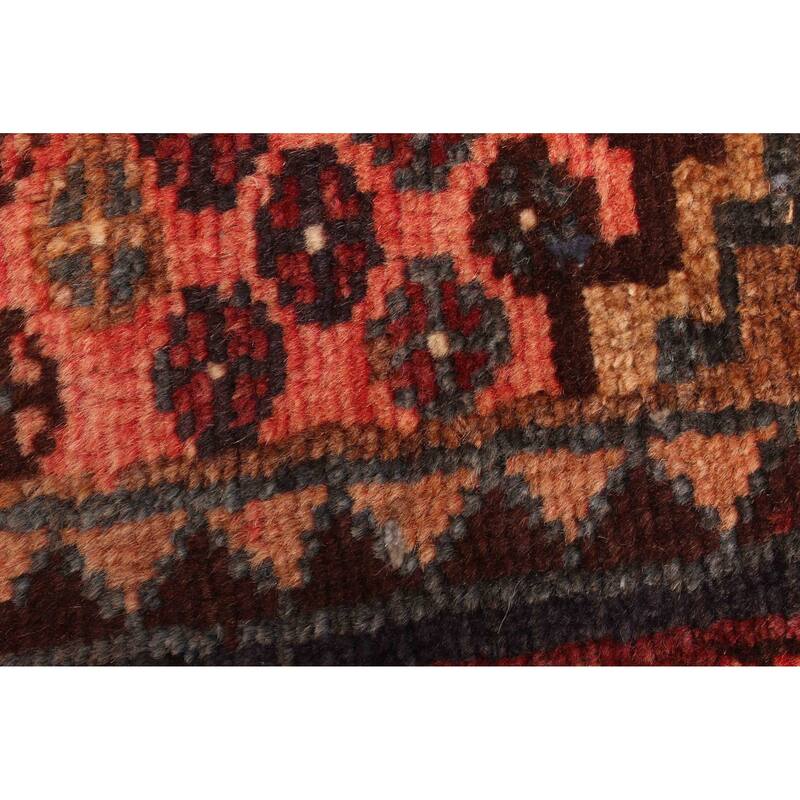 ECARPETGALLERY Hand-knotted Andelz Red Wool Rug - 2'10 x 6'1