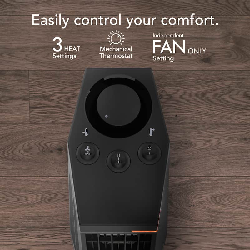 Vornado Rise 20H Whole Room Tower Heater for Home, Advanced Safety