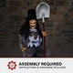 preview thumbnail 7 of 9, Haunted Hill Farm Creepslie the Crouching Grave Digger by Tekky, Premium Talking Halloween Animatronic, Plug-In or Battery