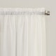 preview thumbnail 2 of 3, No. 918 Emily Voile Sheer Rod Pocket 1-Piece Curtain Panel, Single Panel