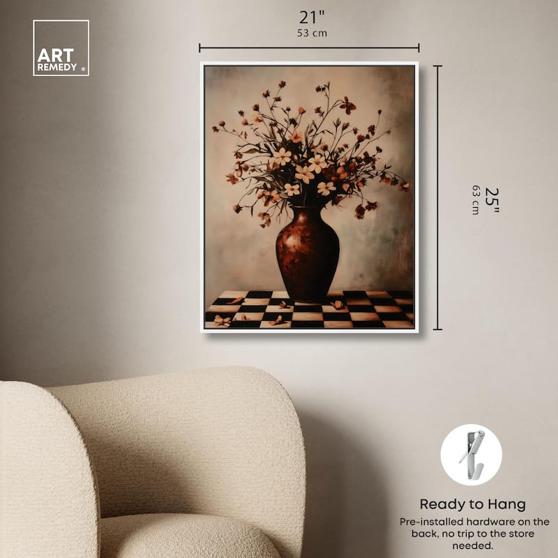 Antique Anthos Aria Canvas by Art Remedy
