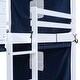 preview thumbnail 39 of 37, Full over Full Size House Bunk Bed With Tent And Under Bed Space for Bedroom