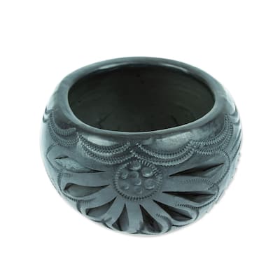 Novica Handmade Traditional Bloom Ceramic Flower Pot