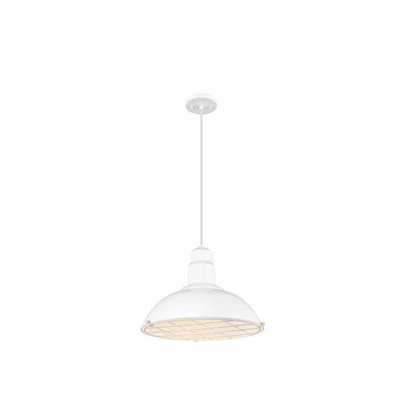 Innovations Lighting Langston - 1 Light 16" Cord Hung Pendant - White