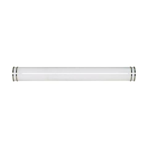 Glamour LED 49 inch Vanity Fixture Brushed Nickel Finish CCT Selectable 3K/4K/5K - Brushed Nickel