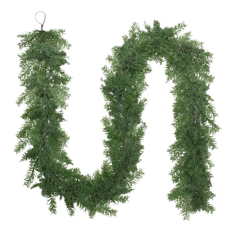 Artificial Pine Christmas Garland with Soft Tip - 9' x 10" - Unlit
