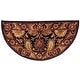 preview thumbnail 82 of 81, SAFAVIEH Handmade Classic Treva Traditional Oriental Wool Rug 2'3" x 4' Half-Moon - Black/Burgundy - Novelty