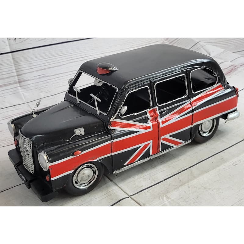 1966 Black London Uk Taxi Decoration 1:12 Scale Model Car Automobile Artwork Decor