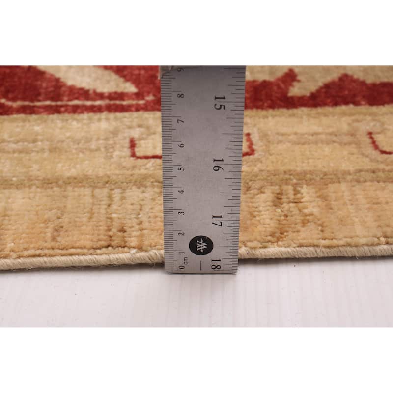 ECARPETGALLERY Hand-knotted Chobi Finest Ivory Wool Rug - 9'1 x 11'10