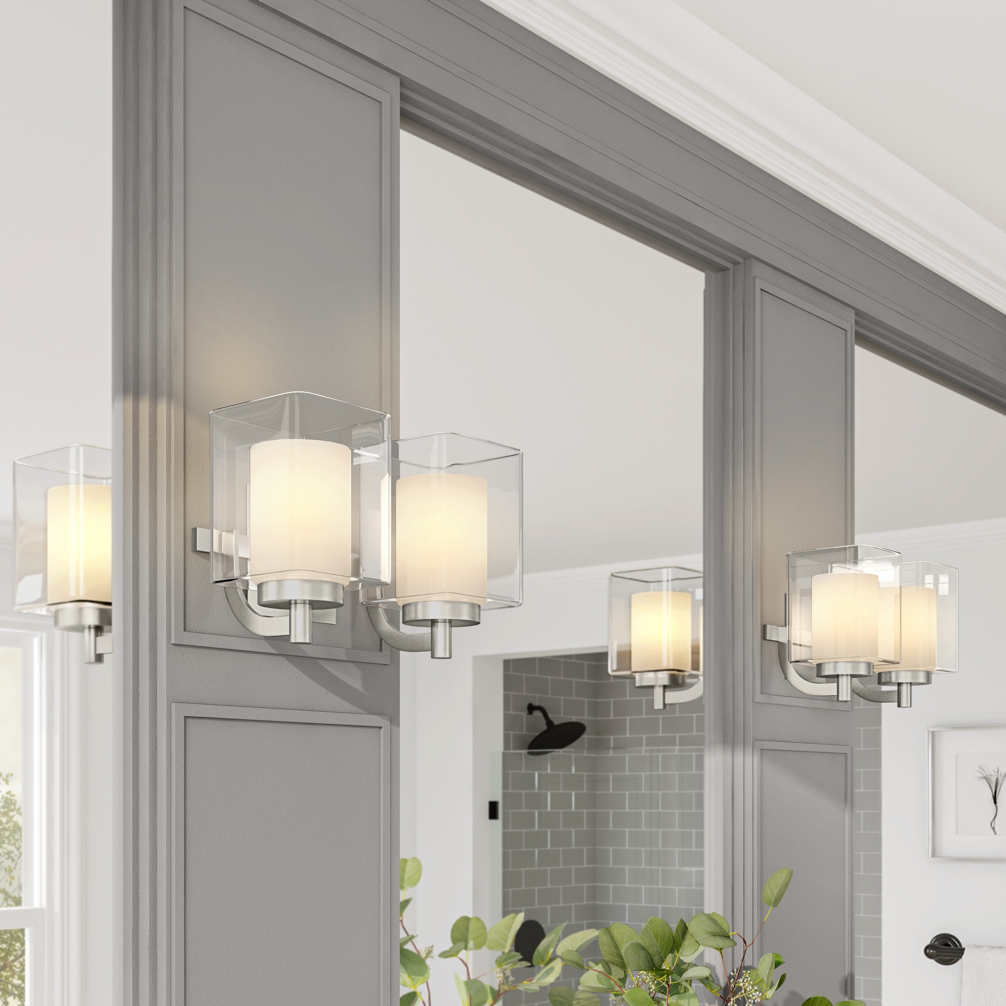 Copper Grove Ijevan 2-light Brushed Nickel Bath Vanity Fixture - Satin Nickel