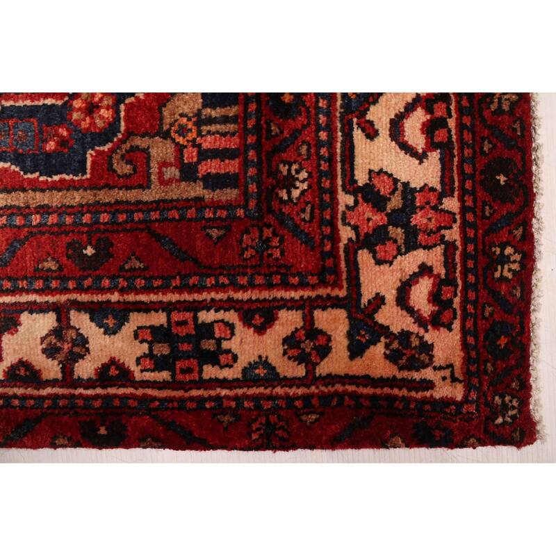 ECARPETGALLERY Hand-knotted Anadol Vintage Navy, Red Wool Rug - 4'6 x 8'2