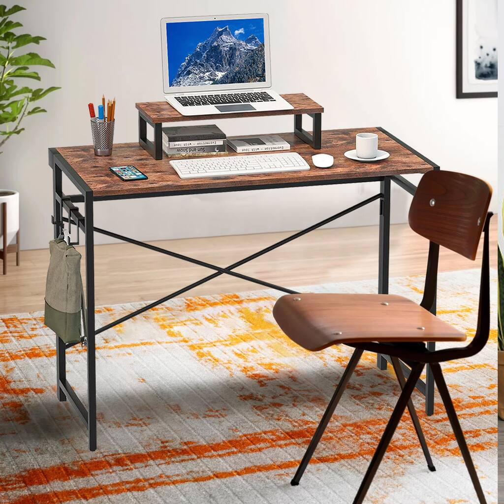 No Need To Assemble Folding Table 44 Inch Desk