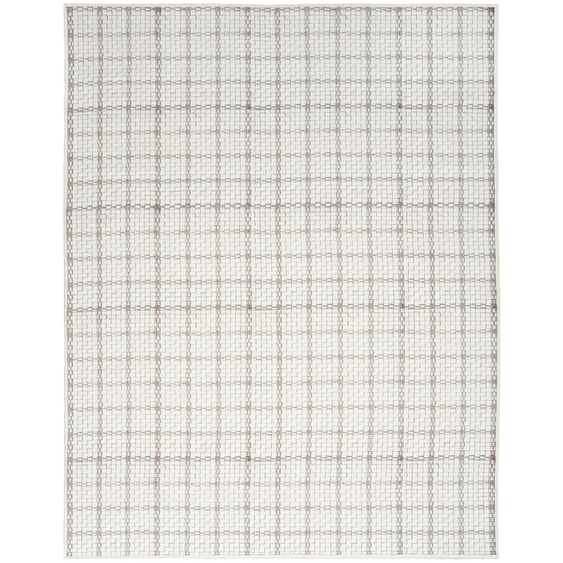 Nourison Washables Indoor Geometric Area Rug - 8' x 10' - Ivory - Rectangle