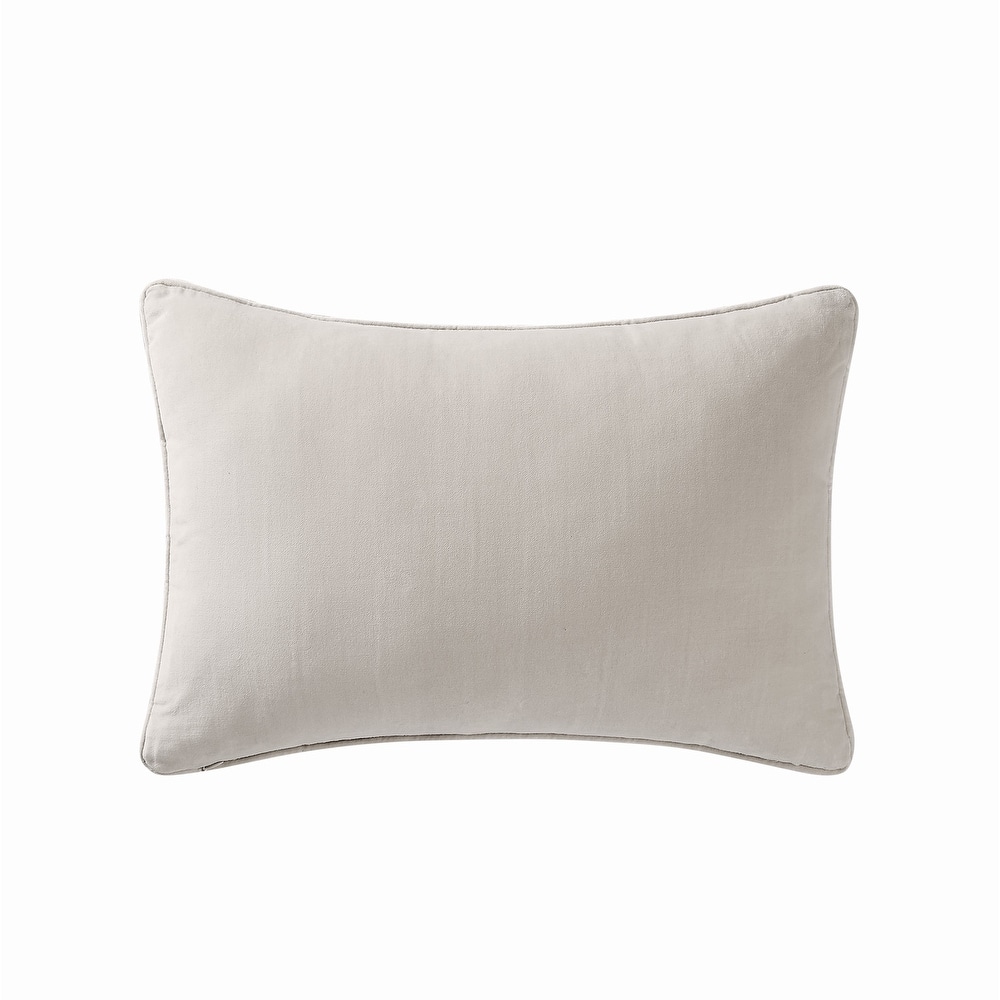 Brooklyn Loom Matte Cotton Velvet Decorative Pillow