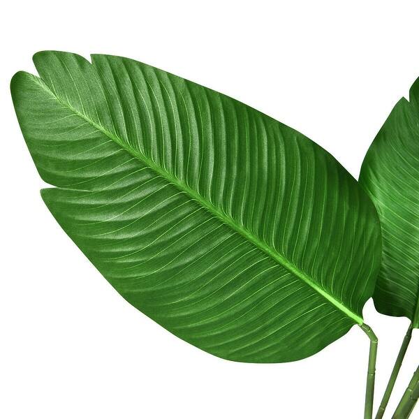 Gymax 5.3ft Artificial Tropical Palm Tree Green IndoorOutdoor Home