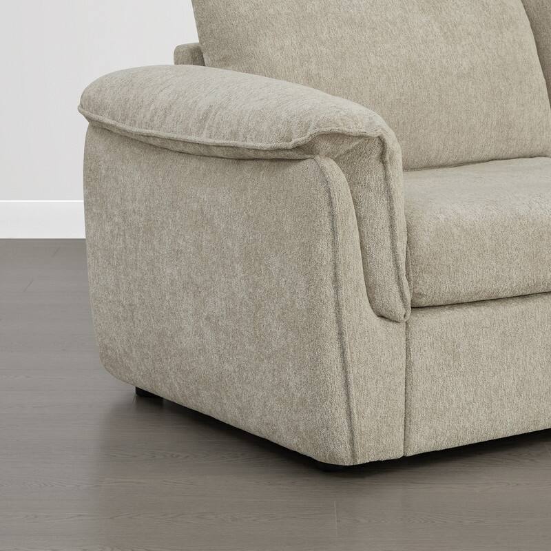 Spruce & Spring Modular Sectional Sofas with Optial Storage Console for Living Room