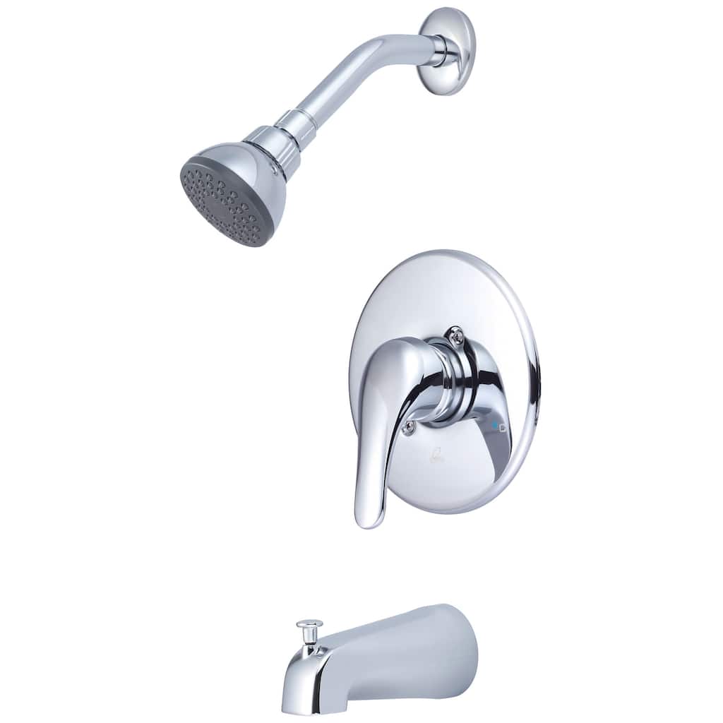 Olympia Faucets T-2300-VC Elite Tub and Shower Trim Package with 1.75