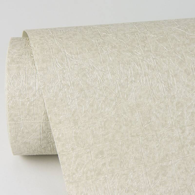 Brewster Basilic Cream Mosaic Wallpaper - 20.5in x 396in x 0.025in