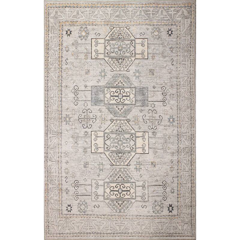 Bashian Zilla Grey Transitional Area Rug
