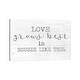 preview thumbnail 1 of 4, iCanvas "Love Grows Best" by Jaxn Blvd. Canvas Print