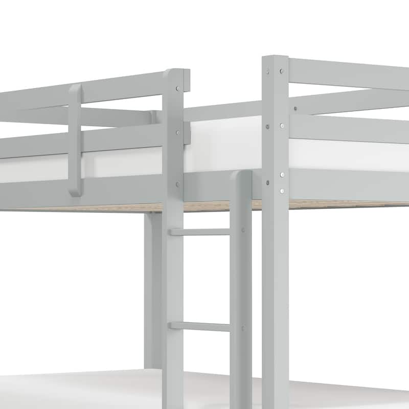 Hillsdale Caspian Wood Twin Over Twin Bunk Bed