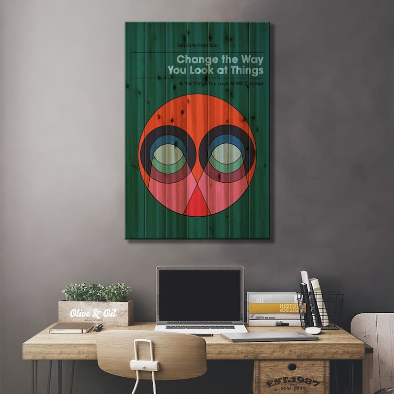 Perspective Print On Wood by Exquisite Paradox - Multi-Color