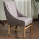 preview thumbnail 15 of 25, James Upholstered Fabric Dining Chair by Christopher Knight Home