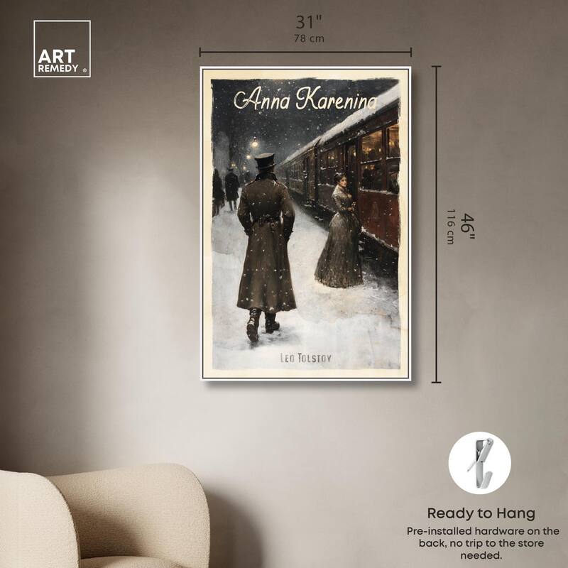 Anna Karenina Canvas by Art Remedy