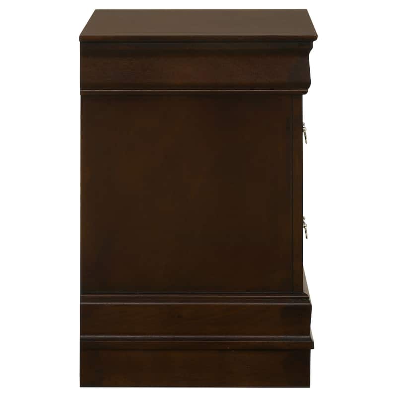 Louis Philippe Traditional 2-drawer Nightstand