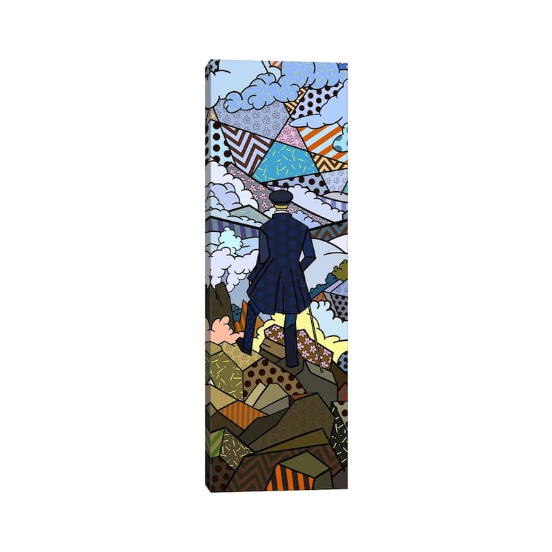 iCanvas "Wanderer Above the Sea and Fog (After Caspar David Friedrich)" by 5by5collective Canvas Print