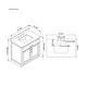 preview thumbnail 71 of 122, OVE Bailey Bathroom Vanity with Power Bar