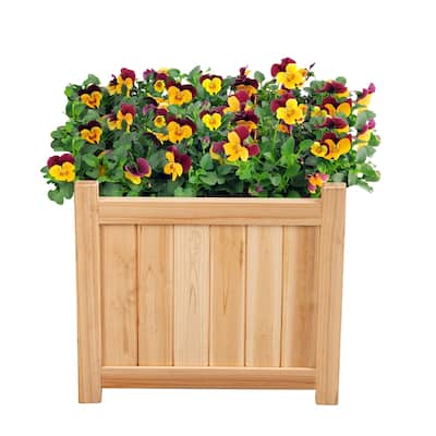 Raised Garden Bed Wood Planter Outdoor Elevated Planting Boxes