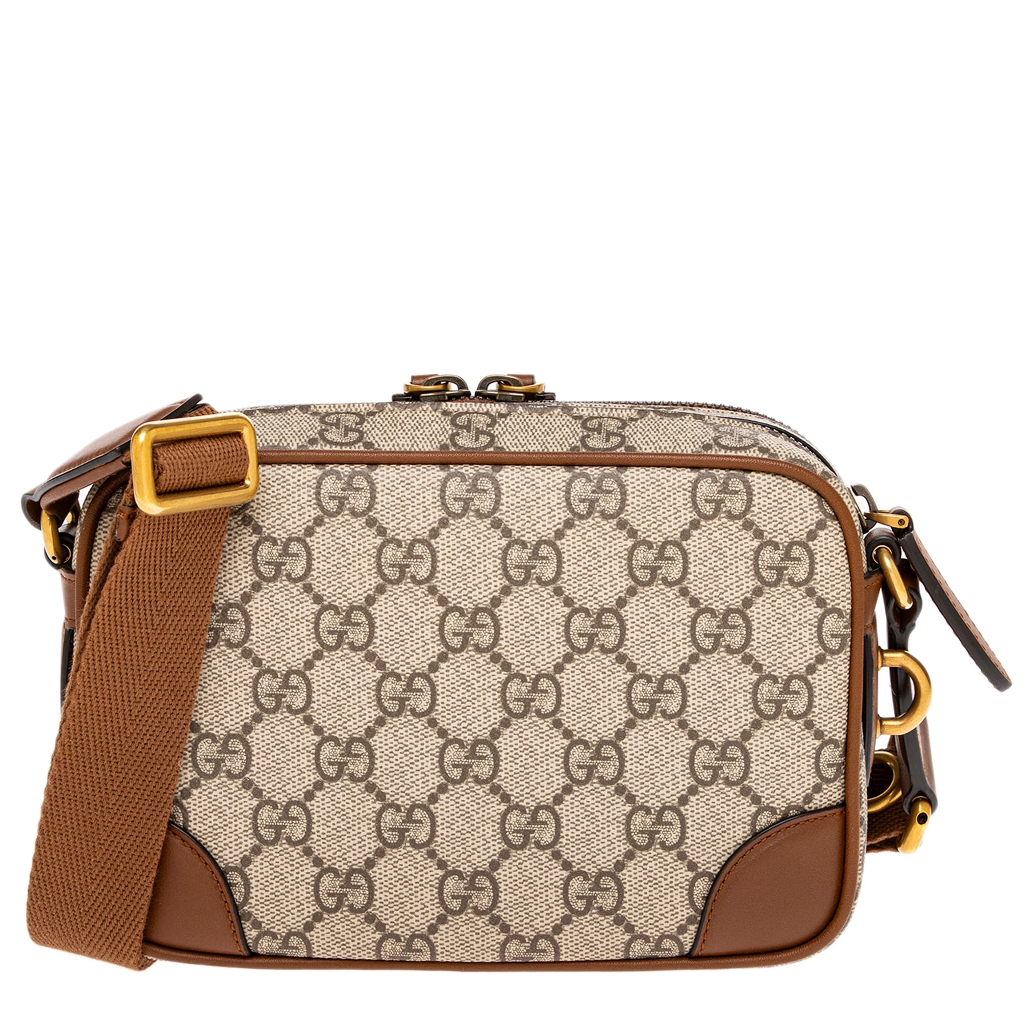 Gucci GG Emblem Dual Compartment Mini Bag - Overstock - 44000542
