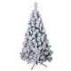 Artificial Christmas Tree White Snow Covered Xmas Decorations Decor ...